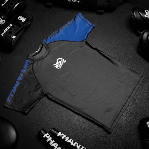 Rashguard RANKED, Taille: L, Couleur: Bleu, 3 image