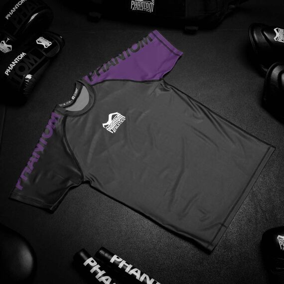 Rashguard RANKED, Bekleidungsgrösse: L, Farbe: Violett, 3 image