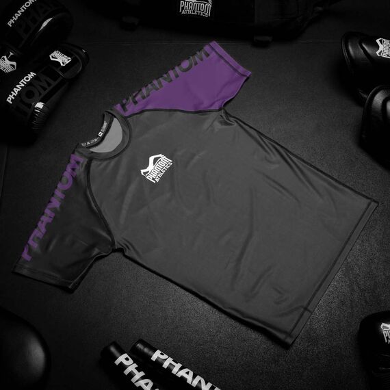 Rashguard RANKED, Bekleidungsgrösse: XL, Farbe: Violett, 3 image