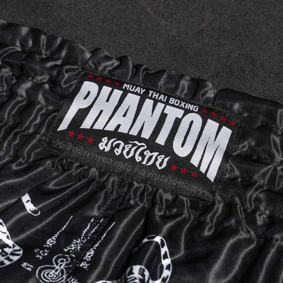Muay Thai Shorts Sak Yant, Size: S, Colour: Schwarz, 3 image