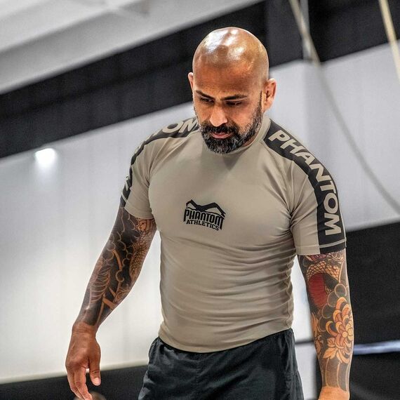 Rashguard EVO Apex, Taille: L, Couleur: Beige, 2 image