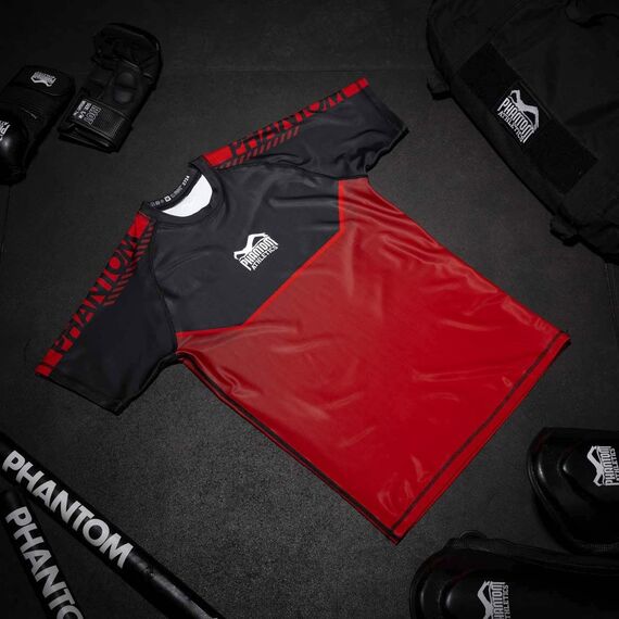 Rashguard EVO Apex, Size: M, Colour: Rot, 4 image