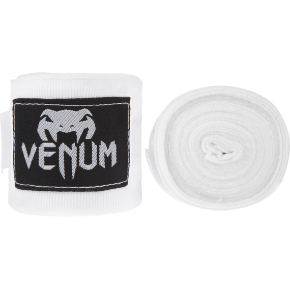 Boxing Hand Wraps - 2.50 m, Colour: Weiss, Length: 2.5m