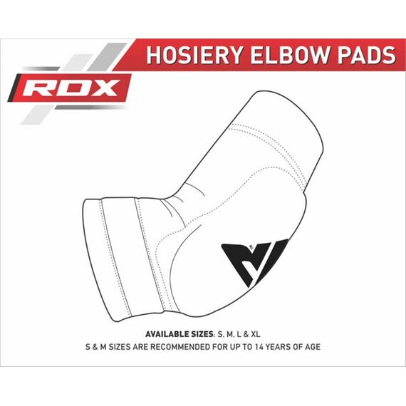 Hosiery Elbow Foam Black/Golden-L, Size: L, Colour: Schwarz, Size: L, 5 image