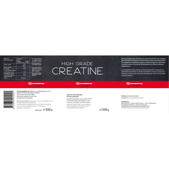 High Grade Creatine 500g Powerfood One, 2 image