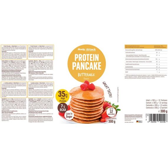 Protein Pancake 300g Body Attack, 3 image