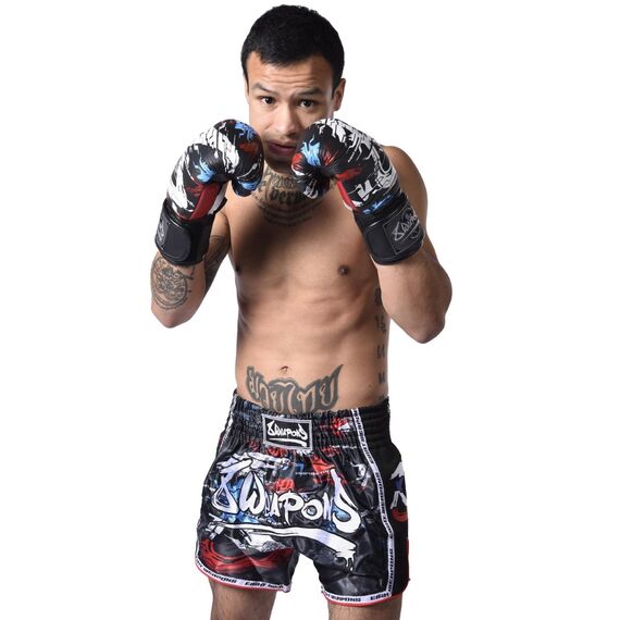8 WEAPONS Muay Thai Shorts - Cut like a blade black 2.0 XXL, Size: 2XL, Colour: Schwarz, 3 image