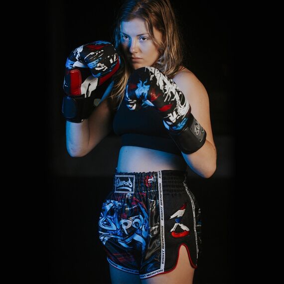 8 WEAPONS Muay Thai Shorts - Cut like a blade black 2.0 XXL, Size: 2XL, Colour: Schwarz, 8 image
