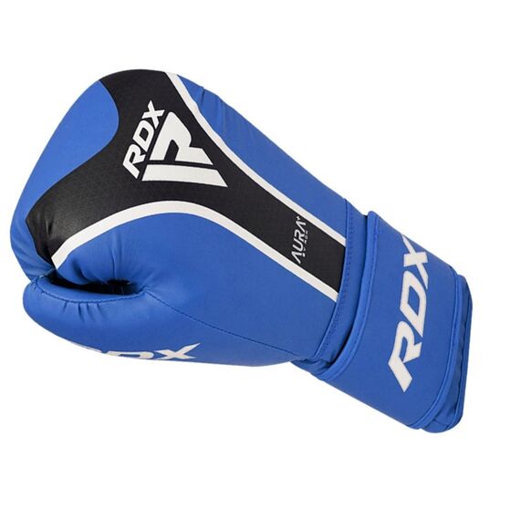 Gants de boxe RDX Aura Plus T-17, Couleur: Bleu, OZ: 10oz, 3 image