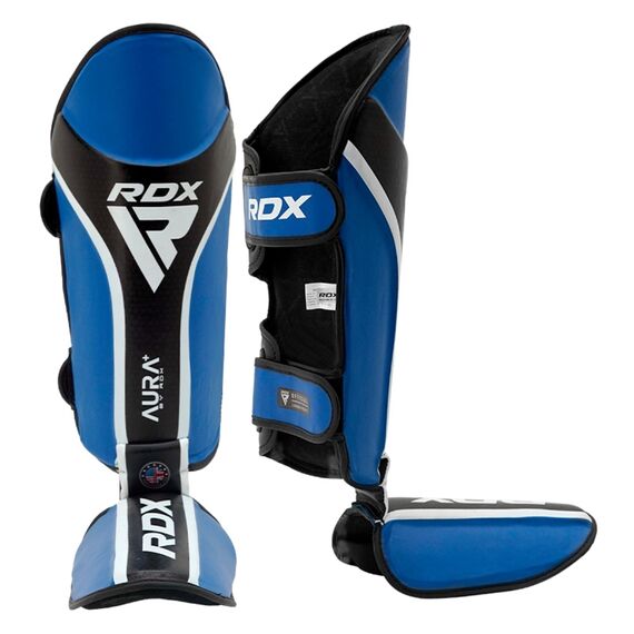 Protège-tibias RDX Aura Plus T-17, Taille: M, Couleur: Bleu, 8 image