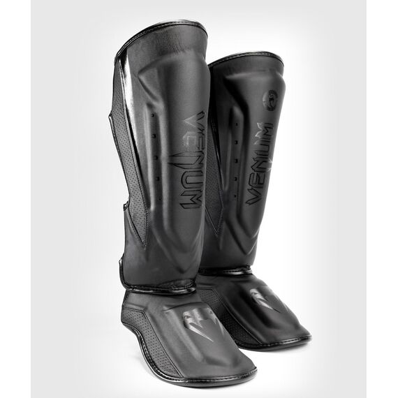 Venum Elite Evo Shin Guards - Black/Black - L, Size: L, Colour: Schwarz, 3 image