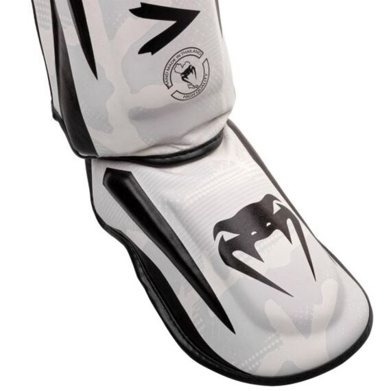 Venum Elite Shin Guards - White/Camo, Colour: Weiss, Size: XL, 3 image