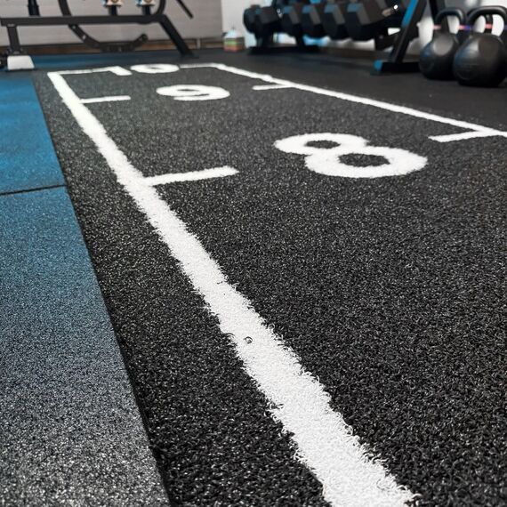 Graduated artificial turf "Sled Track GladiatorFit | Blau 1000x200 CM, 4 image