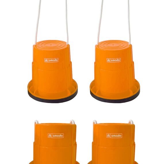 Children's non-slip clogs / stilts (set of 2) | Orange, 6 image