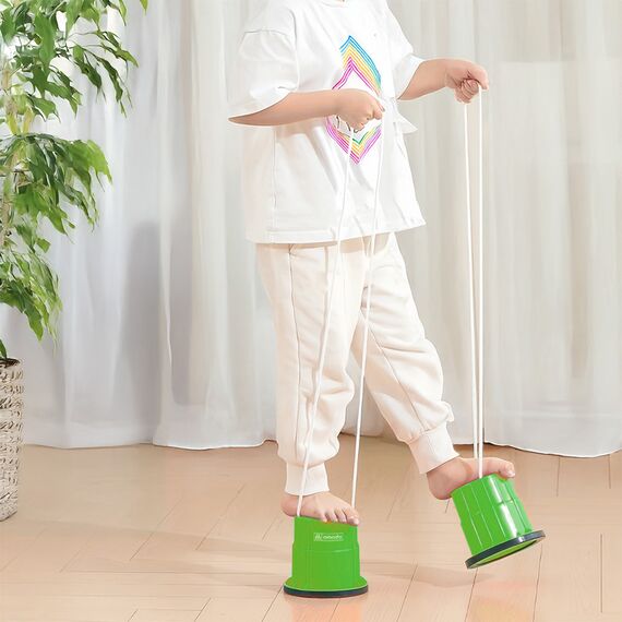 Children's non-slip clogs / stilts (set of 2) | Grün, 7 image