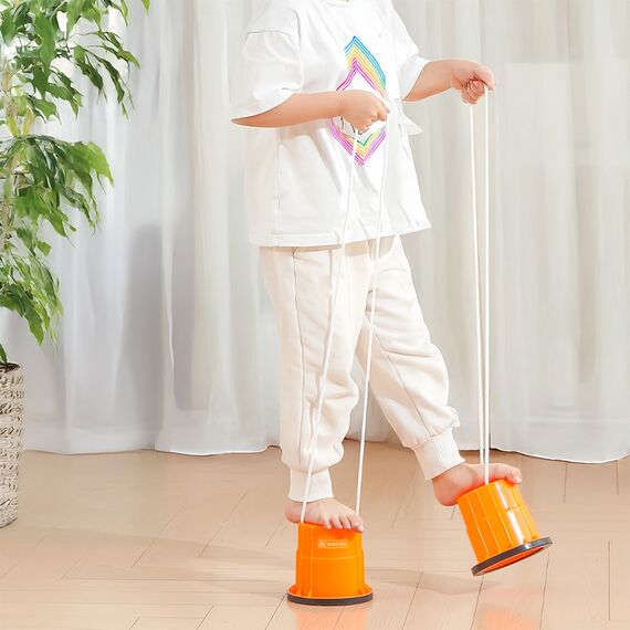 Sabots / Stelzen rutschfeste Becher Kinder (Satz von 2) | Komplettes Paket, 13 image