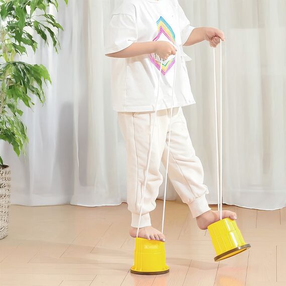 Children's non-slip clogs / stilts (set of 2) | Gelb, 7 image