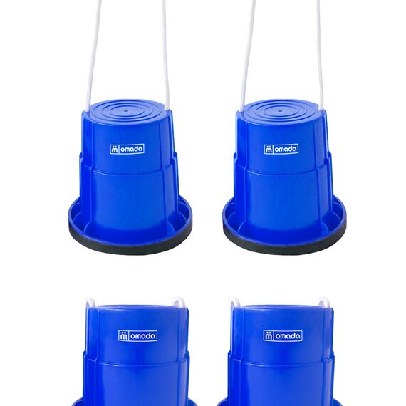 Sabots / Stelzen rutschfeste Becher Kinder (Satz von 2) | Blau, 6 image