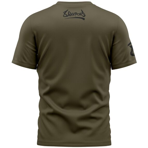 T-Shirt Sak Yant Tigers, Bekleidungsgrösse: S, Farbe: Khaki, 2 image