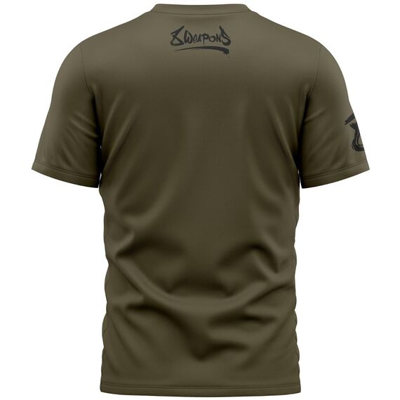 T-Shirt Sak Yant Tigers, Bekleidungsgrösse: L, Farbe: Khaki, 2 image