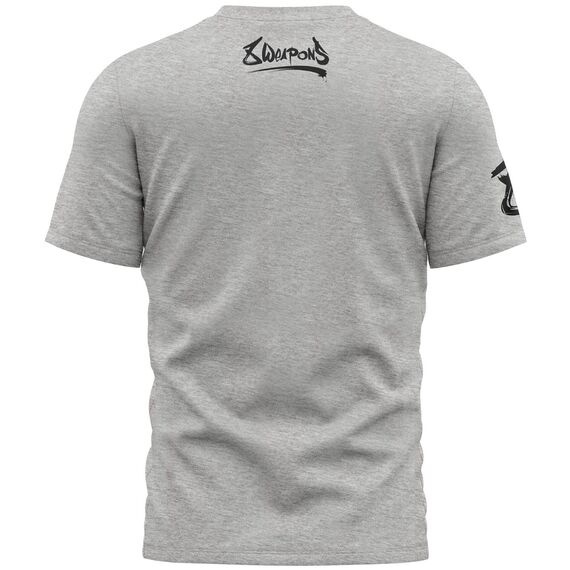 T-Shirt Sak Yant Tigers, Size: M, Colour: Grey, 9 image