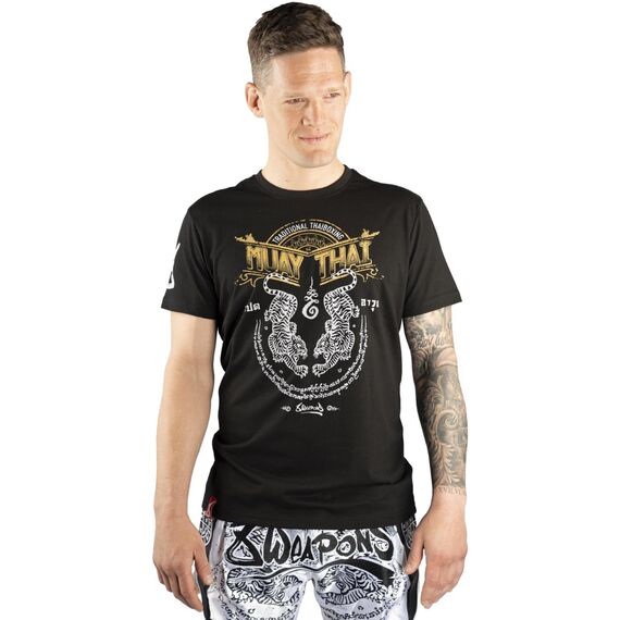 T-Shirt Sak Yant Tigers, Bekleidungsgrösse: S, Farbe: Schwarz, 3 image