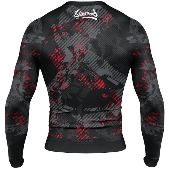 Kompressions-T-Shirt langarm - Hit 2.0, Bekleidungsgrösse: 2XL, Farbe: Schwarz, 2 image