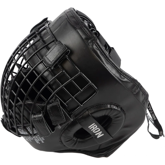 Full-Face Helmet with Removable Metal Grid, Size: XL, Colour: Schwarz, Size: XL, 2 image