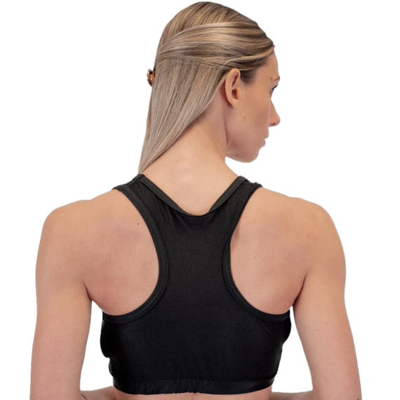 Sports Bra with Removable Cups, Size: XS, Colour: Schwarz, 3 image