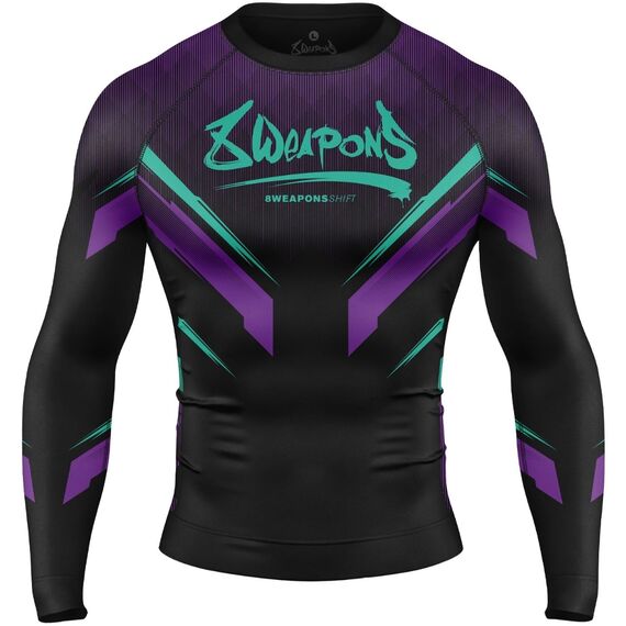 8 WEAPONS Rashguard, L/S, Shift, cyber, S, Size: S, Colour: Schwarz
