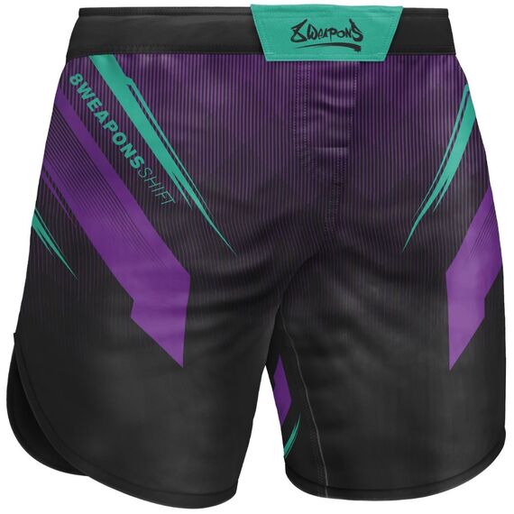 8 WEAPONS Fight Shorts, Shift, cyber, S, Size: S, Colour: Violett
