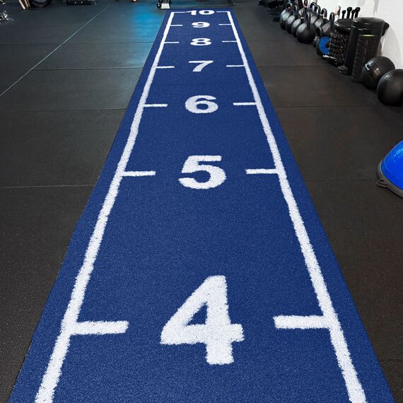 Graduated artificial turf "Sled Track GladiatorFit | Blau 1000x200 CM, 7 image
