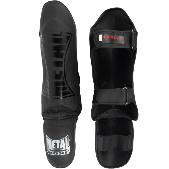 Shinguards  Black Light, Size: M, Colour: Schwarz, 4 image