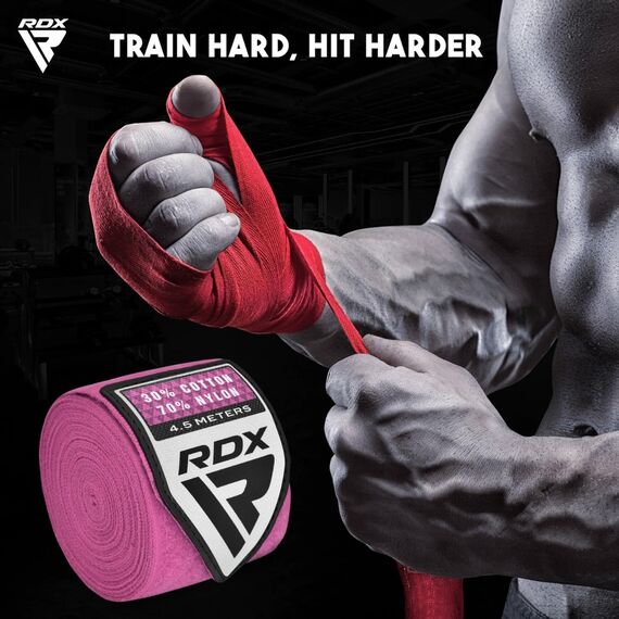 Hand Wraps Pro, Colour: Rosa, 7 image