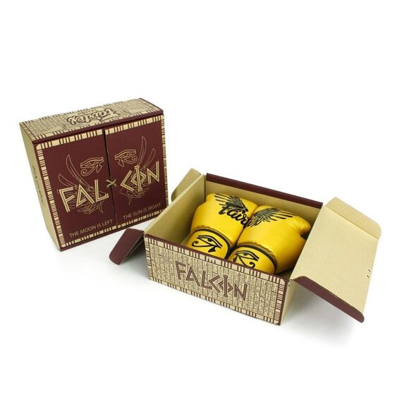 Boxing gloves Fairtex BGV1 Falcon Limited edition, Colour: Gold, OZ: 16oz, 3 image