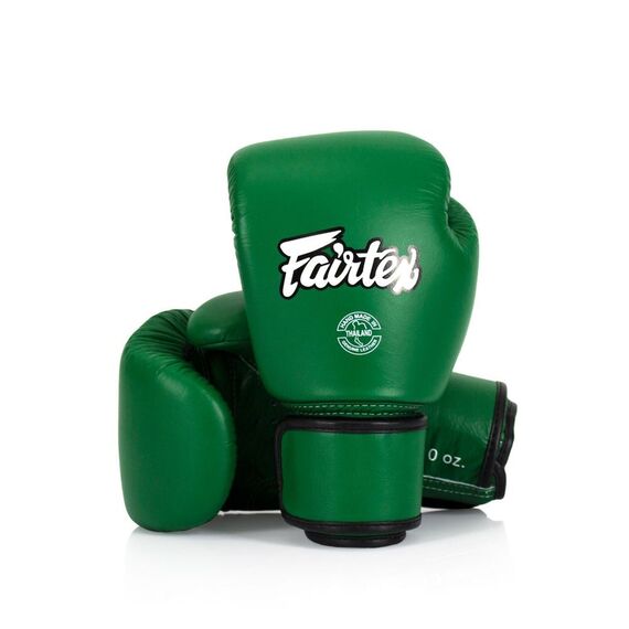 Gants de boxe Fairtex BGV16 Matte, Couleur: Vert, OZ: 10oz