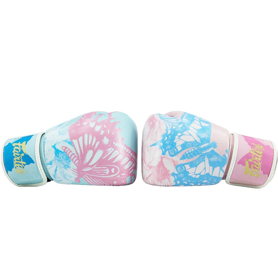 Fairtex FIORE – Muay Thai Handschuhe aus Echtleder, Farbe: Rosa, OZ: 10oz, 5 image