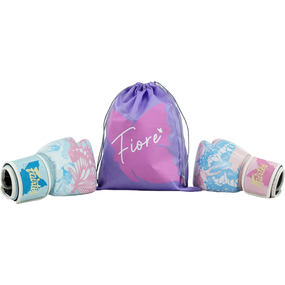 Fairtex FIORE – Muay Thai Handschuhe aus Echtleder, Farbe: Rosa, OZ: 10oz, 8 image