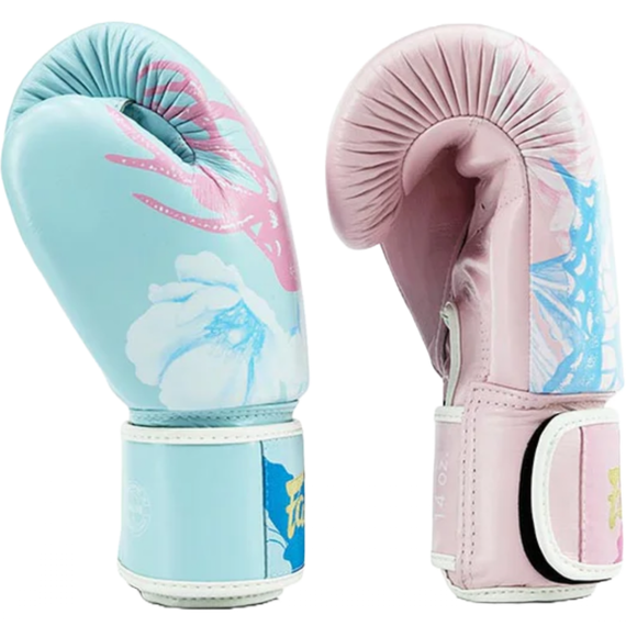 Fairtex FIORE – Muay Thai Handschuhe aus Echtleder, Farbe: Rosa, OZ: 12oz, 4 image