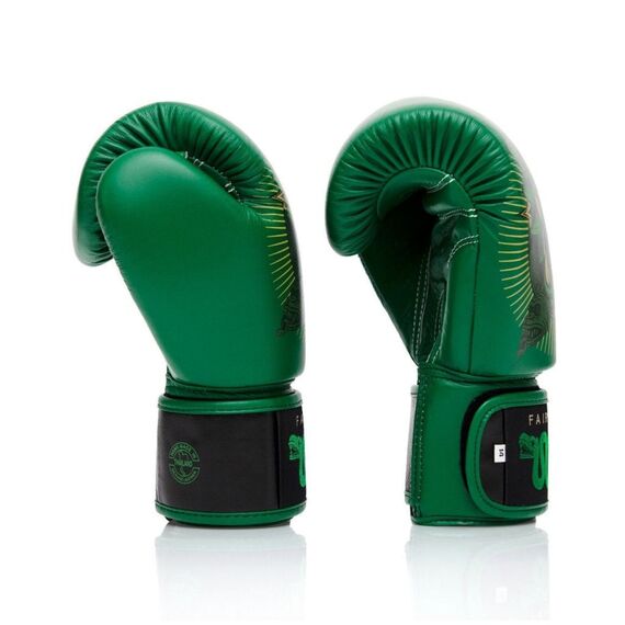 Boxing gloves Fairtex Resurrection, Colour: Green, OZ: 14oz, 3 image