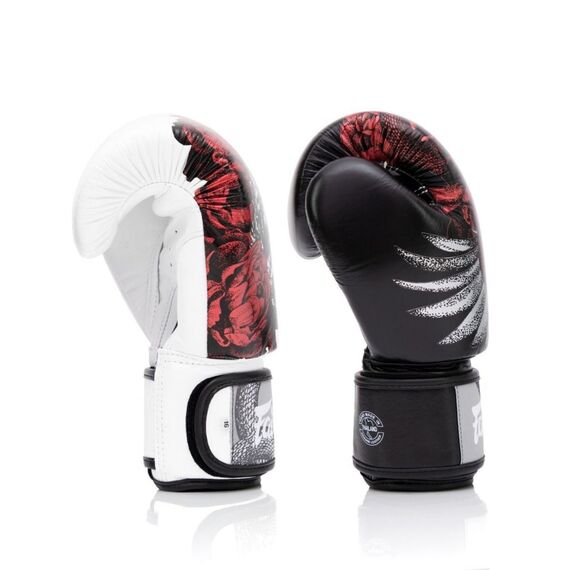 Boxing gloves Fairtex BGV24 The Beauty of Survival, Colour: Weiss, OZ: 10oz, 4 image