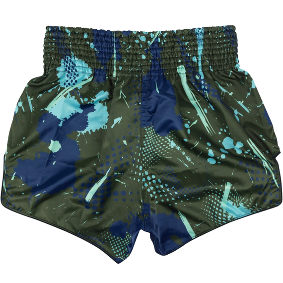 Muay Thai Shorts Fairtex Matrix, Size: L, Colour: Blue, 2 image
