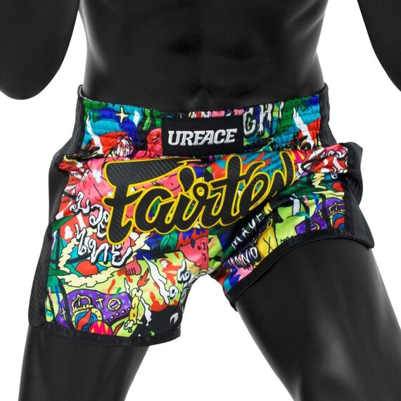 Muay Thai Shorts Urface X Fairtex, Size: M, Colour: Multicolor, 3 image