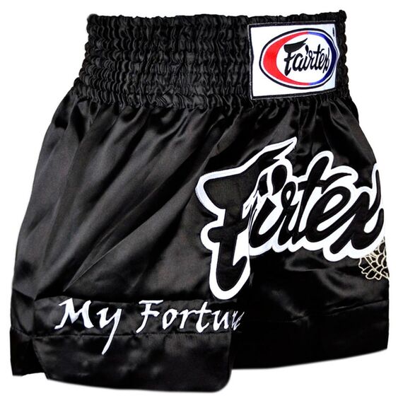 Muay Thai Shorts Fairtex My Fortune, Size: L, Colour: Schwarz, 2 image