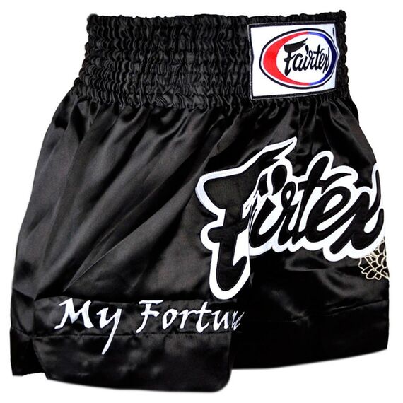 Muay Thai Shorts Fairtex My Fortune, Bekleidungsgrösse: XL, Farbe: Schwarz, 2 image