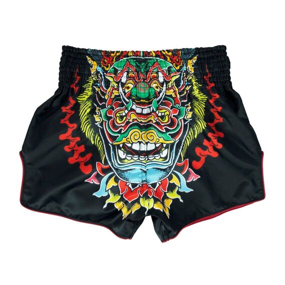 Muay Thai Shorts Fairtex Kabuki, Size: L, Colour: Schwarz