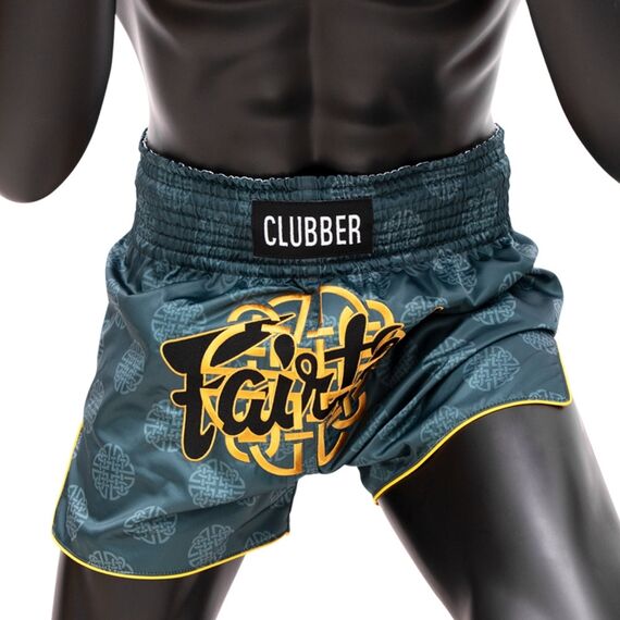 Short de Muay Thai Fairtex Clubber, Taille: S, Couleur: Bleu, 4 image
