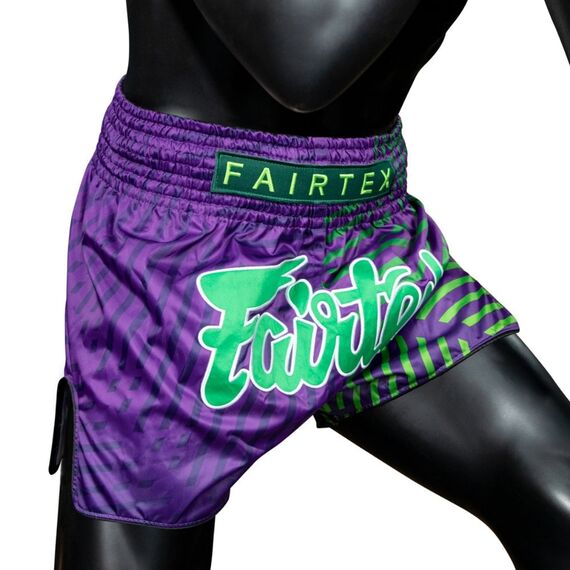 Muay Thai Shorts Fairtex Racer, Size: S, Colour: Violett, 4 image