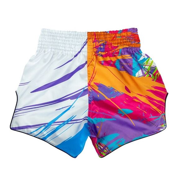 Muay Thai Shorts Fairtex World Music, Bekleidungsgrösse: M, Farbe: Weiss, 2 image