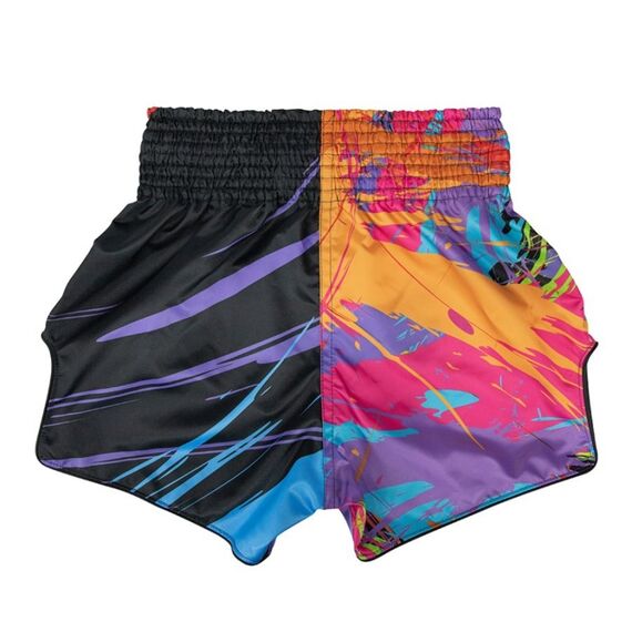 Short de Muay Thai Fairtex World Music, Taille: XL, Couleur: Noir, 2 image